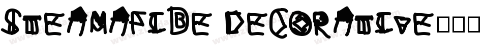 Steamafide Decorative生成器字体转换
